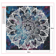 Load image into Gallery viewer, Mandala 40x40cm(canvas) full square drill diamond painting
