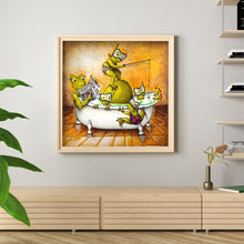 Load image into Gallery viewer, Funny Frog 40x40cm(canvas) full square drill diamond painting
