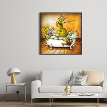 Load image into Gallery viewer, Funny Frog 40x40cm(canvas) full square drill diamond painting
