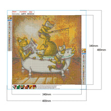 Load image into Gallery viewer, Funny Frog 40x40cm(canvas) full square drill diamond painting

