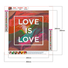 Load image into Gallery viewer, Rainbow Flag 30x30cm(canvas) full round drill diamond painting

