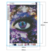 Load image into Gallery viewer, Dream Eyes 30x40cm(canvas) full round drill diamond painting
