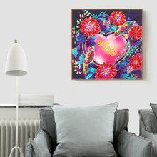 Load image into Gallery viewer, Birds &amp; Flowers 30x30cm(canvas) full crystal drill diamond painting
