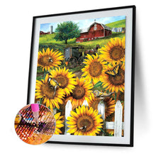 Load image into Gallery viewer, Sunflower Annuus 30x40cm(canvas) full round drill diamond painting
