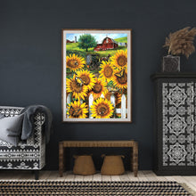 Load image into Gallery viewer, Sunflower Annuus 30x40cm(canvas) full round drill diamond painting
