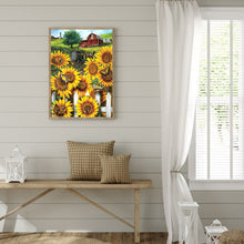 Load image into Gallery viewer, Sunflower Annuus 30x40cm(canvas) full round drill diamond painting
