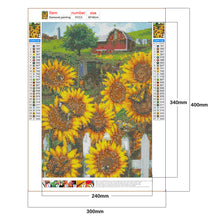 Load image into Gallery viewer, Sunflower Annuus 30x40cm(canvas) full round drill diamond painting
