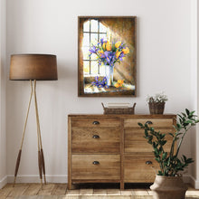 Load image into Gallery viewer, Tulips By The Window 30x40cm(canvas) full round drill diamond painting
