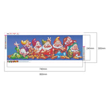 Load image into Gallery viewer, Seven Dwarfs 80x30cm(canvas) full round drill diamond painting
