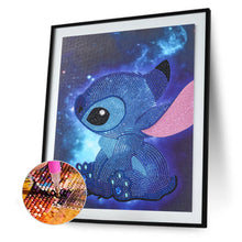 Load image into Gallery viewer, Blue Stitch 30x40cm(canvas) full crystal drill diamond painting
