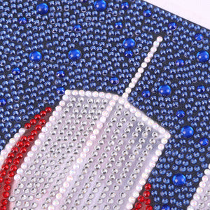 National Flag 30x40cm(canvas) full crystal drill diamond painting