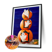 Load image into Gallery viewer, Pumpkin Halloween 30x40cm(canvas) full round drill diamond painting
