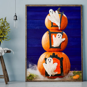 Pumpkin Halloween 30x40cm(canvas) full round drill diamond painting