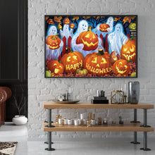 Load image into Gallery viewer, Pumpkin Ghost 45x30cm(canvas) full round drill diamond painting
