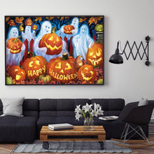 Load image into Gallery viewer, Pumpkin Ghost 45x30cm(canvas) full round drill diamond painting
