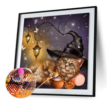 Load image into Gallery viewer, Halloween 30x30cm(canvas) full round drill diamond painting
