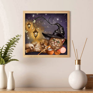 Halloween 30x30cm(canvas) full round drill diamond painting