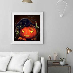 Halloween 30x30cm(canvas) full round drill diamond painting