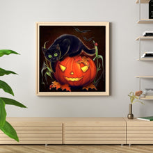 Load image into Gallery viewer, Halloween 30x30cm(canvas) full round drill diamond painting
