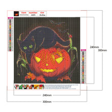 Load image into Gallery viewer, Halloween 30x30cm(canvas) full round drill diamond painting
