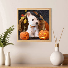 Load image into Gallery viewer, Halloween 30x30cm(canvas) full round drill diamond painting
