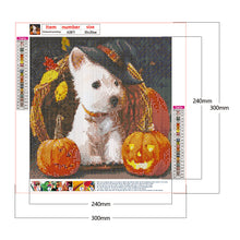 Load image into Gallery viewer, Halloween 30x30cm(canvas) full round drill diamond painting
