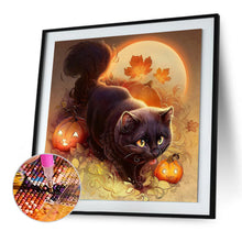 Load image into Gallery viewer, Halloween 30x30cm(canvas) full round drill diamond painting
