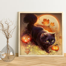 Load image into Gallery viewer, Halloween 30x30cm(canvas) full round drill diamond painting
