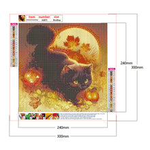 Load image into Gallery viewer, Halloween 30x30cm(canvas) full round drill diamond painting
