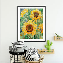 Load image into Gallery viewer, Sunflower 30x40cm(canvas) full round drill diamond painting
