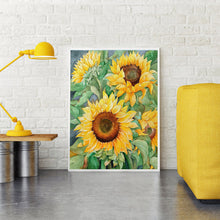 Load image into Gallery viewer, Sunflower 30x40cm(canvas) full round drill diamond painting
