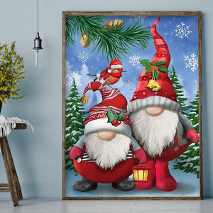 Christmas Goblin 30x45cm(canvas) full round drill diamond painting