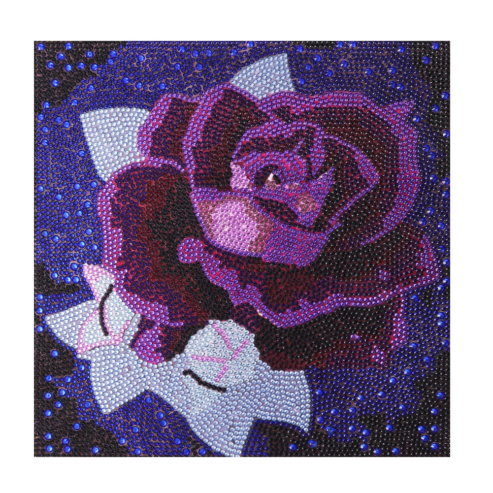 Flower 30x30cm(canvas) full crystal drill diamond painting