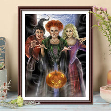 Load image into Gallery viewer, Halloween 30x40cm(canvas) full round drill diamond painting
