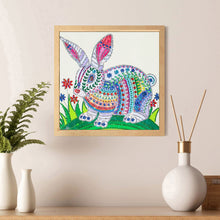 Load image into Gallery viewer, Rabbit 30x30cm(canvas) partial special shaped drill diamond painting
