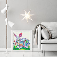 Load image into Gallery viewer, Rabbit 30x30cm(canvas) partial special shaped drill diamond painting
