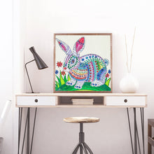 Load image into Gallery viewer, Rabbit 30x30cm(canvas) partial special shaped drill diamond painting
