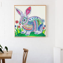 Load image into Gallery viewer, Rabbit 30x30cm(canvas) partial special shaped drill diamond painting
