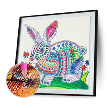 Load image into Gallery viewer, Rabbit 30x30cm(canvas) partial special shaped drill diamond painting
