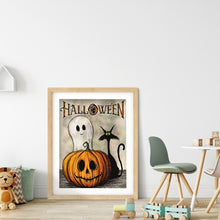 Load image into Gallery viewer, Halloween Pumpkin 30x40cm(canvas) full round drill diamond painting
