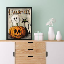 Load image into Gallery viewer, Halloween Pumpkin 30x40cm(canvas) full round drill diamond painting
