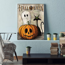 Load image into Gallery viewer, Halloween Pumpkin 30x40cm(canvas) full round drill diamond painting
