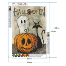 Load image into Gallery viewer, Halloween Pumpkin 30x40cm(canvas) full round drill diamond painting
