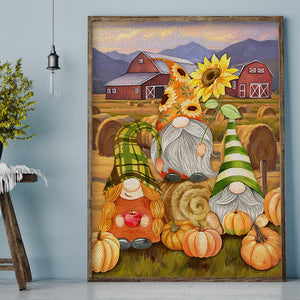 Pumpkin Goblin 30x40cm(canvas) full round drill diamond painting