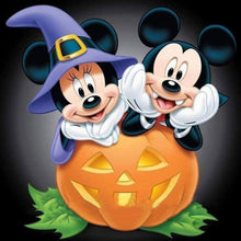 Load image into Gallery viewer, Mickey Mouse Pumpkin 40x40cm(canvas) full round drill diamond painting
