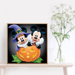 Mickey Mouse Pumpkin 40x40cm(canvas) full round drill diamond painting