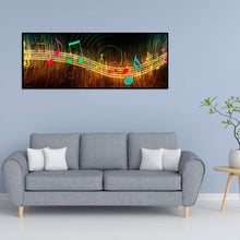 Load image into Gallery viewer, Music Note Abstract 80x30cm(canvas) full round drill diamond painting
