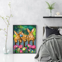 Load image into Gallery viewer, Rabbit 30x40cm(canvas) full round drill diamond painting
