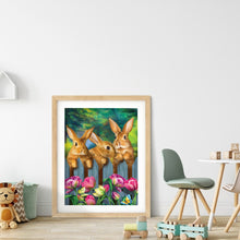 Load image into Gallery viewer, Rabbit 30x40cm(canvas) full round drill diamond painting
