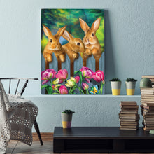 Load image into Gallery viewer, Rabbit 30x40cm(canvas) full round drill diamond painting
